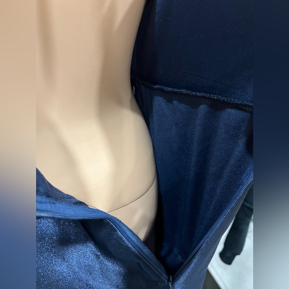 Dupioni Surplice Fit-And-Flare Dress - Picture 12 of 14